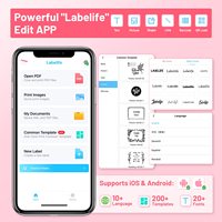 Phomemo 241Bt LabelCreate imprimante d'étiquettes thermique imprimante d'expédition 4*6 imprimante d'étiquettes compacte noire pour colis d'expédition