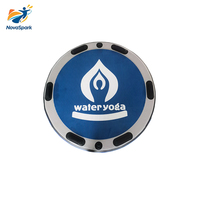 Tabla de Equilibrio Inflable Circular Novaspark de 1.5m, PVC Impermeable con Diseño de Panda, para Yoga en Piscina o Gimnasio