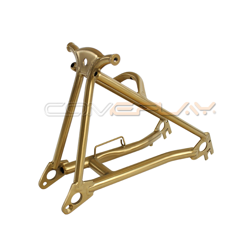 Triangle Brompton Frameset □Brompton Front Fork Rear Frame Set