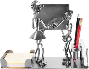 BRUBAKER in ferro fatto a mano in metallo scuola figura insegnante portapenne con biglietto da visita vano regalo per <span class=keywords><strong>note</strong></span> - Product Image 2