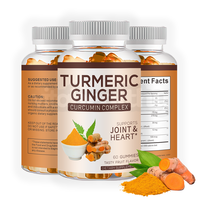 Formule Curcuma Gingembre Vitahealthy, adaptée aux compléments alimentaires sous forme de gommes et aux mélanges nutritionnels fonctionnels, Gommes au curcuma et au gingembre