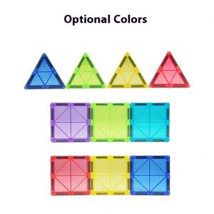 Juego de Bloques de Construcción Magnéticos Educativos Qianman, Bloques Magnéticos de Colores para Niños, Rompecabezas de Desarrollo de Inteligencia - Product Image 3