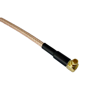Câble coaxial RG316 en gros, style populaire, assemblage SMA-J-RG316-MMCX-JW, SMA mâle vers MMCX mâle coudé