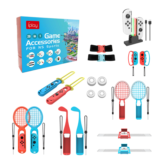 20 in 1 Nintend Switch Somatosensory Sports Video Game Accessories Kit for Joycon Nintend Switch