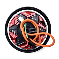 Moteur de moyeu électrique sans balais Sino-Pan 1500W 60V/72V 17 pouces étanche pour vélo électrique, 2500 tr/min, couple de 110 Nm