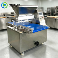 Machine Commerciale Automatique Électrique Mini pour la Préparation de Biscuits, Pâtisseries, Crèmes, Cupcakes, Glaçages et le Remplissage de Pâte à Gâteau