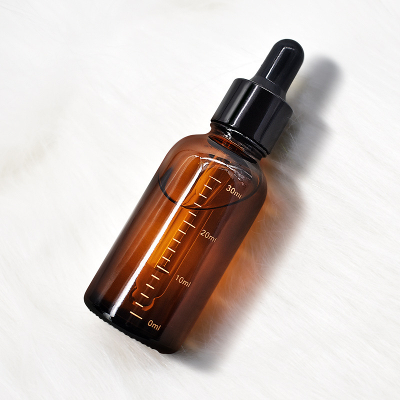 15ml 20ml 30ml 50ml glass skin care Essential oil bottle frosted amber dropper essence bottle