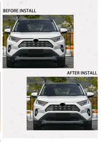 Feu de jour LED (DRL) et feu de freinage pour capot, prix usine Spedking, pour Toyota RAV4 2019-2022, clignotant intégré