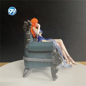 One Pieced GK Suit <span class=keywords><strong>Gang</strong></span> Series Vol4 sofá Nami Boa Hancock Modelo figura Anime coleccionable estatua exhibición ornamento en caja - Product Image 5