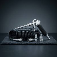 Pistolet à air comprimé de style européen avec tuyau de 5 mètres, raccords rapides, kit de nettoyage pour camion, poids lourd, voiture