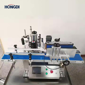 Petite machine d'étiquetage électrique pour bouteilles de vin et canettes avec moteur PLC, haute productivité, écran tactile - Product Image 6