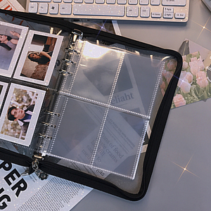 10 Pacote de Bolso Diferente 6 Anel A5 Binder Mangas Bolsa Página Álbum de Fotos Pasta de Documento para 6 Anel Inserir Mangas Recarga Folha - Product Image 5