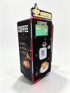 เครื่องจำหน่ายกาแฟอัตโนมัติเชิงพาณิชย์ พร้อมระบบตรวจสอบระยะไกล ตัวเครื่องอะคริลิค ความจุ 300-600 แก้ว บริการ 24 ชั่วโมง ไม่ต้องมีคนดูแล - Product Image 3