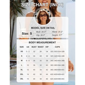Traje de baño tankini para mujer, cintura alta, control de abdomen, conjunto de bikini de dos piezas con estampado floral, rosa intenso, talla L - Product Image 6