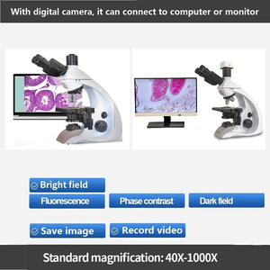 Microscope composé biologique trinoculaire BD-SW35T avec écran LCD pour clinique et laboratoire de recherche - Product Image 4
