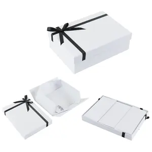 50% 오프 생일 접이식 선물 상자 포장 다기능 마그네틱 화장품 접이식 저장 보석 선물 종이 상자