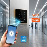 Serrure de porte intelligente Wifi Tuya, contrôleur d'accès, clavier à code, système de contrôle d'accès de sécurité, 13,56 Mhz, contrôle d'accès Tuya