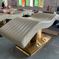Lit de beauté électrique de luxe à 3 moteurs, table de massage facial réglable, lit de spa pour cils, équipement pour salon de beauté et clinique