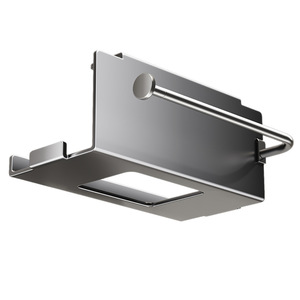 <b>Wall</b> Mounted Stainless Steel Paper Towel Holder <b>Rectangular</b> Minimalist Design For Bathroom Kitchen Tissue Storage Box - Product Image 5