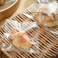 Sacs d'emballage pour pain, auto-scellants, jetables, de qualité alimentaire, imprimés sur mesure, OPP, pour aliments pour animaux, beignets, croissants, desserts, lait