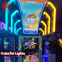 Machine de jeu d'arcade de basket-ball pour enfants avec lumières LED, jeu de tir électronique à monnayeur pour centre de jeux