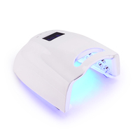 Lampe à ongles UV LED sans fil rechargeable, lumière de durcissement du gel avec 45 perles LED durables et écran LCD pour usage professionnel en salon