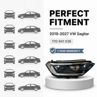 Phare avant droit à LED OEM 17G941036 17G941035 avec DRL à allumage instantané pour VW Jetta VII Sagitar 2019-2024 Berline Compacte