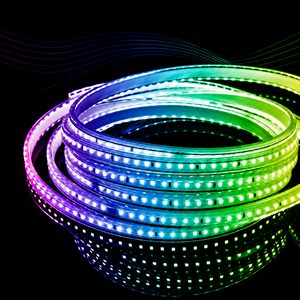 ไฟ LED แถบไล่สี RGB 5050 110V 220V กันน้ำ ตัดได้ ใช้สำหรับงานแสงสว่างเชิงพาณิชย์ภายนอกอาคาร - Product Image 1
