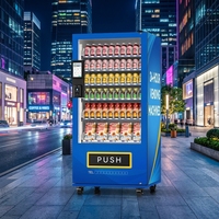 Distributeur automatique intelligent Zhigou de 8 pouces à 60 voies, paiement par carte Visa, distributeur de collations et de boissons, best-seller