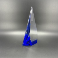 Vente directe d'usine, personnalisation de la mode, meilleur trophée en cristal de luxe, trophée en cristal rond