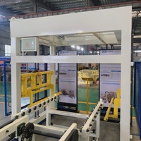 Machine de fabrication de blocs creux en béton PLC avec pompe moteur, ligne de production de briques entièrement automatique, facile à utiliser, haute efficacité