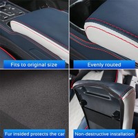 Housse de protection pour accoudoir, en cuir PU, pour BYD Atto 3 Yuan Plus, accessoires pour console centrale BYD Atto3