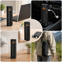 SECRETSBOX - Estuche de Viaje para Insulina de Acero Inoxidable de 3 Zonas, Enfriamiento de 24 Horas, Recargable, Capacidad para 10 Plumas, Aprobado por la TSA, Portátil