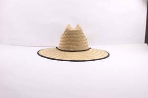 Sombrero de Sol para Exteriores, de Paja Natural, con Ala Ancha, Estilo Característico, para Playa, Unisex, para Adultos - Product Image 2