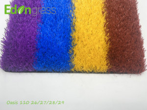 <span class=keywords><strong>Tappeto</strong></span> da pavimento per il tempo libero e lo sport erba di fabbrica erba gialla viola blu bianco erba artificiale - Product Image 4