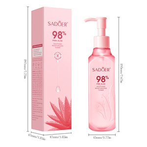 Prix <span class=keywords><strong>de</strong></span> gros OEM/ODM SADOER Tonique visage hydratant apaisant à l'aloe vera <span class=keywords><strong>rose</strong></span> Revitalisant et hydratant Soin <span class=keywords><strong>de</strong></span> la <span class=keywords><strong>peau</strong></span> Tonique facial - Product Image 6