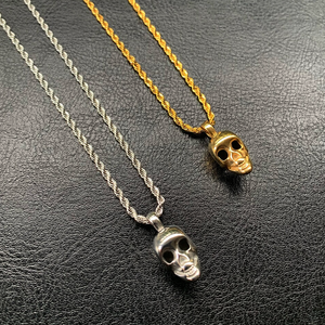 Không xỉn nước bằng chứng đồ trang sức người đàn ông Viking sọ Vòng cổ thép không gỉ Punk đồ trang sức Gothic sọ Mặt dây chuyền vòng cổ - Product Image 3