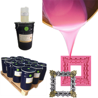 Caoutchouc de silicone RTV2 liquide de moulage de qualité industrielle pour la fabrication de moules de cadre photo en résine