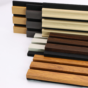 HEYES gran oferta panel de pared de listones acústicos de madera personalizado disponible fábrica insonorizada ignífuga fácil DIY panel decorativo para hotel - Product Image 4