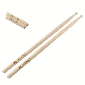 Baquetas Hechas a Mano Duraderas con Nombre o Ícono Grabado, Personalizadas de Madera 5A para Principiantes y Profesionales, para Regalos de Agradecimiento - Product Image 1