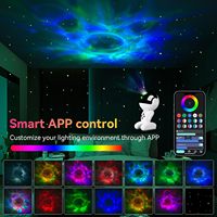 Projecteur d'étoiles Robot Lampe LED de plafond avec nébuleuse étoilée avec minuterie et télécommande Cadeau pour enfants adultes Chambre Décoration de fête de Noël