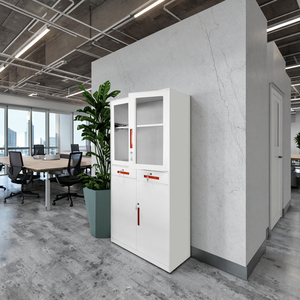 Modern Three-Layer Carbon Steel Office Storage <b>Locker</b> Detachable Design Large Capacity Multifunctional Metal Pouch for Neatening - Product Image 1