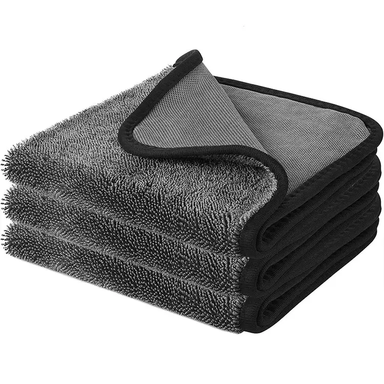 गर्म बिक्री माइक्रोफाइबर त्वरित शुष्क देखभाल का विवरण कार धोने तौलिया साफ कपड़े