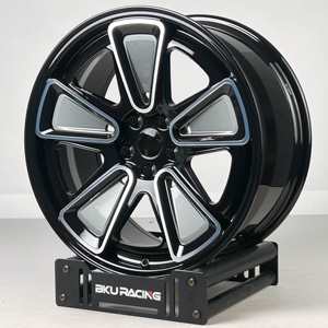 Jantes Bku forgées 5x130 pour <span class=keywords><strong>Porsche</strong></span> 911 964 996 993 997 Macan Cayenne 955 958 17 18 19 pouces, jantes en alliage T6 à deux tons 8-13J - Product Image 6