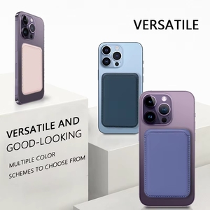 Tarjetero Magnético con Logotipo Personalizado, Funda de Cuero para Teléfono Celular, Cartera, Porta Tarjetas de Crédito para <span class=keywords><strong>iPhone</strong></span> 15 Pro 13 14 <span class=keywords><strong>12</strong></span> <span class=keywords><strong>Mini</strong></span> - Product Image 6
