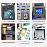 Tablet layar sentuh 18.5 inci Win 10, komputer Wifi semua dalam satu Panel Pc layar sentuh dengan Port Usb bingkai Monitor sentuh