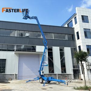 10 मीटर ~ 24 मीटर बकेट टोकरी ट्रेलर हवाई कार्य मंच तौलिए योग्य ध्वनि लिफ्ट, बिक्री के लिए डीजल इलेक्ट्रिक बैटरी पावर के साथ - Product Image 3