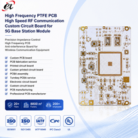Placa PCB de Alta Frecuencia con Control de Impedancia de Precisión y Anti-interferencia para Equipos de Comunicación Inalámbrica