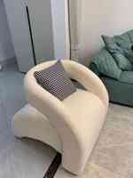 Canapé individuel design nordique, moderne, minimaliste, écologique, inclinable, luxe léger, salon, balcon, chaise de loisirs pour hôtel