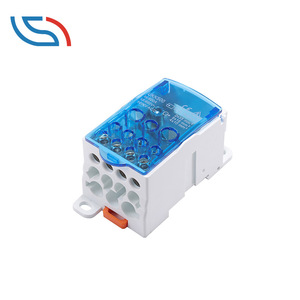 Boîtier de distribution Ukk500, 8 prises, 250A, 1000V AC, bornier de câblage industriel, montage sur rail DIN - Product Image 1